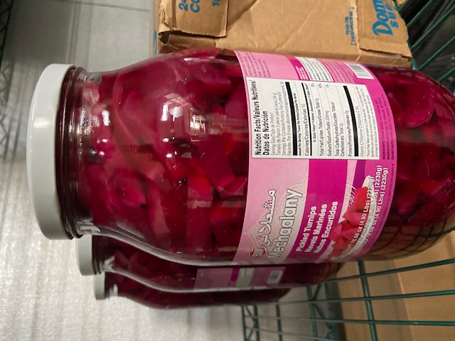 TURNIPS -Pickled whole, 4 per case 